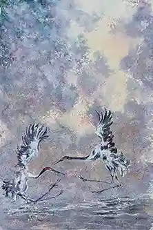 Cranes Brawling