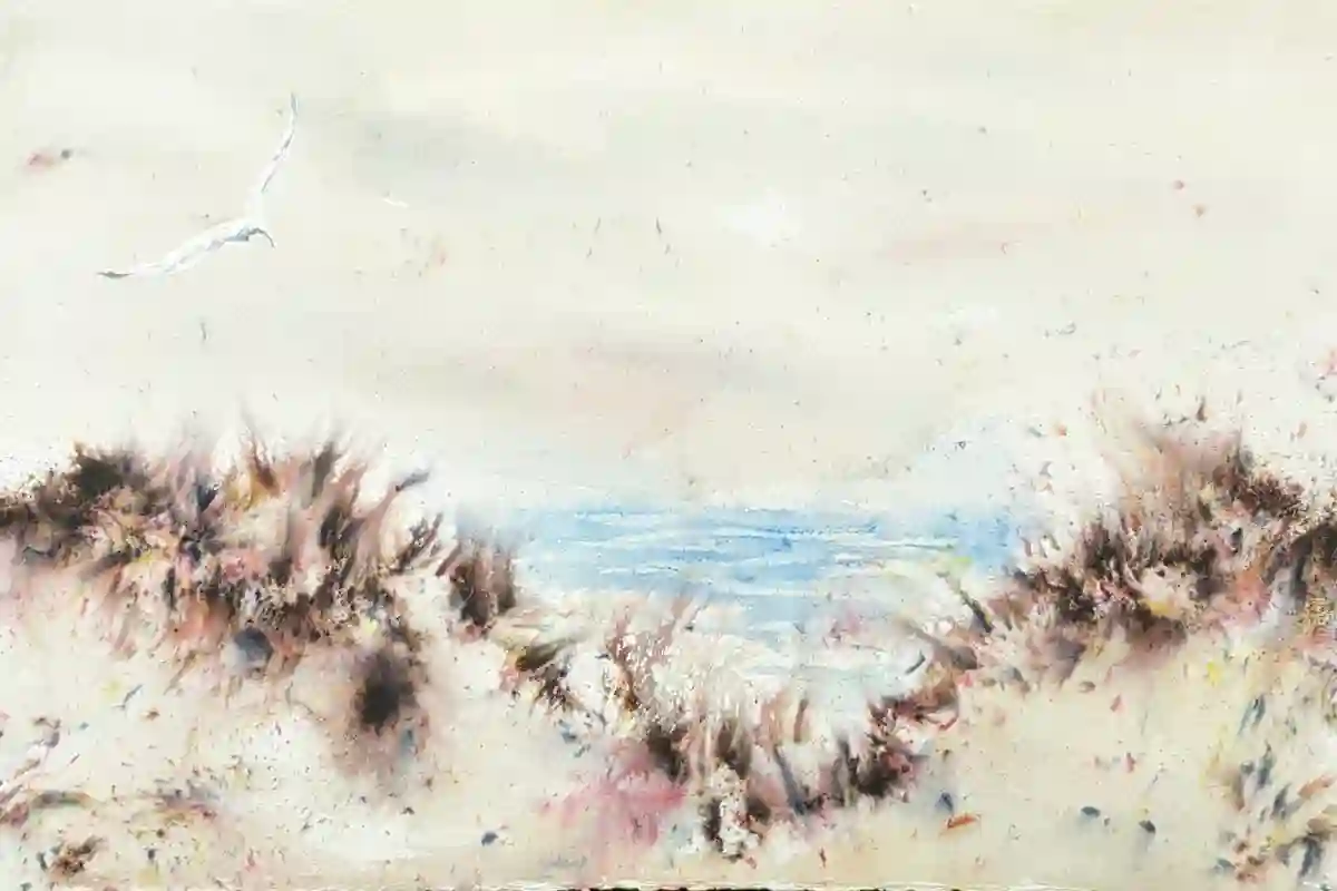 Bird Over Soft Dunes