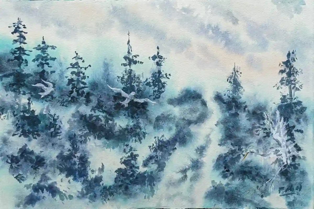 Wings In A Forest