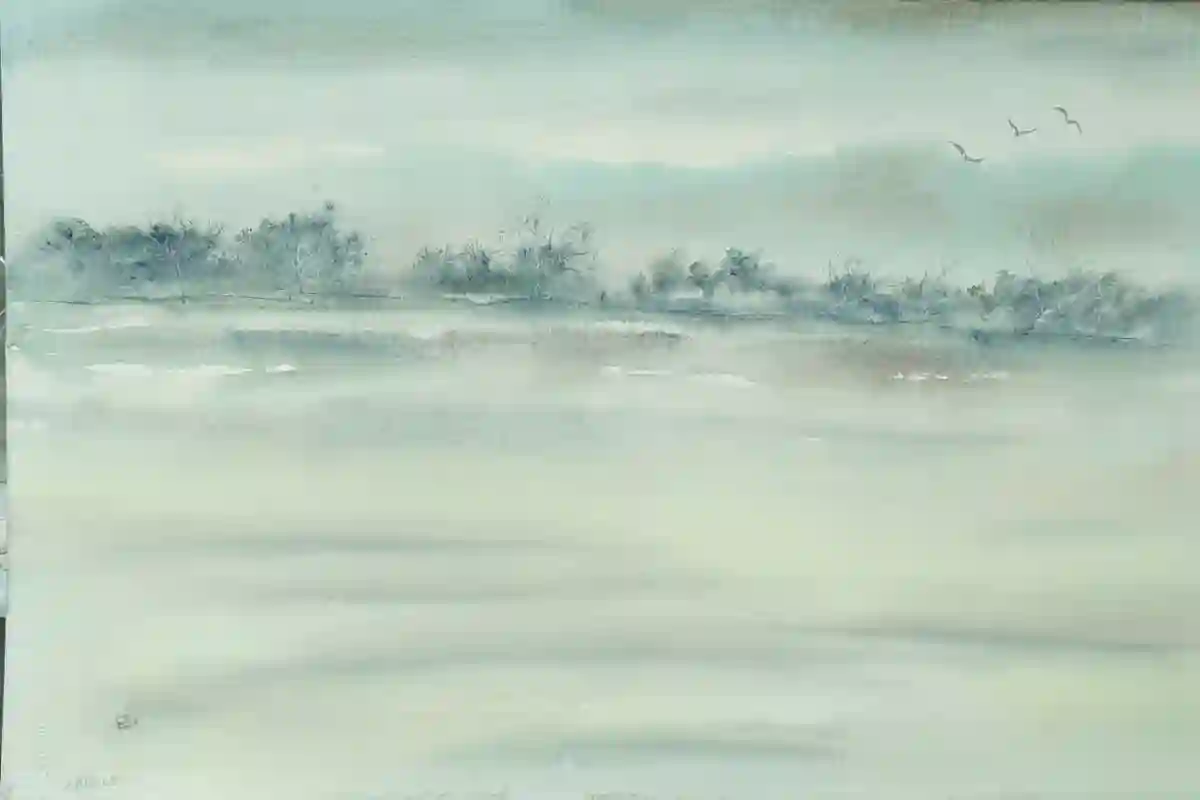 Hazy Shoreline