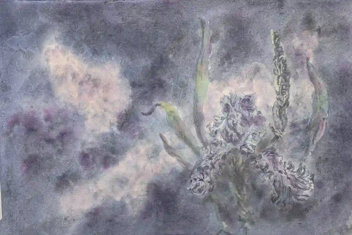 Lavender Orchid In Moonlight